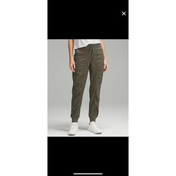 Lululemon Dance Studio full length mid-rise jogger army green, size 12 - Picture 1 of 6